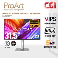 Asus 32" Proart PA329CRV IPS 4K HDR 60Hz 5ms USB-C Daisy Chain Eye Care Ergonomic Monitor