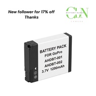 Battery Pack for GoPro Hero 1/ Hero 2 & Viloso Single Charger for GoPro Hero 1/2 ahdbt-001 ahdbt-002