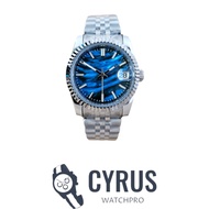 Automatic Watch 36MM Elegant Blue Wave Sapphire Glass NH35 Seiko Movement