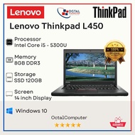 Lenovo Thinkopad L450 Core i5 5th  Laptop Second Bergaransi