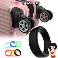 BJASHOP 2Pcs Luggage Wheel Ring, Flexible Silicone Rubber Ring, Durable Diameter 35 mm Thick Flat Stretchable Wheel Hoops Luggage Wheel