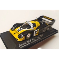 [Orphan] Mini Cut minichamps Model 1: 43 Scale Car Model, Porsche Champion Car, Porsche 956K'BAD AAC