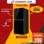 【FREE SHIPPING】Toshiba Refrigerator Inverter 220L/ 270L/ 400L/ 490L/ 530L Twin Door Fridge Peti Seju