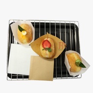 LAMINATED DONUT PAPER 8x8cm DONUT WRAPPING PAPER/