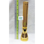 MEGA LIGHT ML 203, 2 YEAR WARRANTY USA POWER BULB GOLD COLOR WITH EXTRA BATTERY & LED BULB (3 BATTER