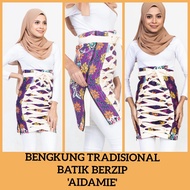 BENGKUNG BATIK BERZIP(mix belacu plain)