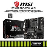 MSI B550M PRO-VDH WIFI DDR4 Micro-ATX Motherboard Socket AM4 (3Yrs MSI Warranty)