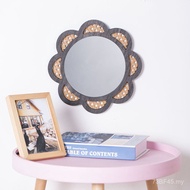 Living Room Shooting Creative Props Decoration Decoration Mirror Hotel B & B Round Imitation Hanging