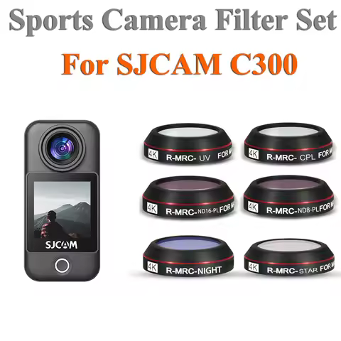 Lens Filter For SJCAM C300 Sports Camera Lens UV/CPL/NDPL Filter Optical Glass Protective Cover Filt