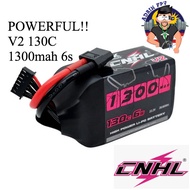 CNHL Black Series V2.0 1300mAh 22.2V 6S 130C Lipo Battery with XT60 Plug for drone