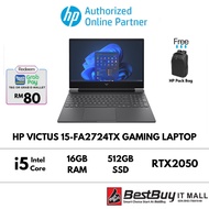 HP VICTUS 15-FA2724TX / 15- FA2725TX / 15- FA2726TX GAMING LAPTOP (i5-13420H, 16GB RAM, 512GB SSD, R