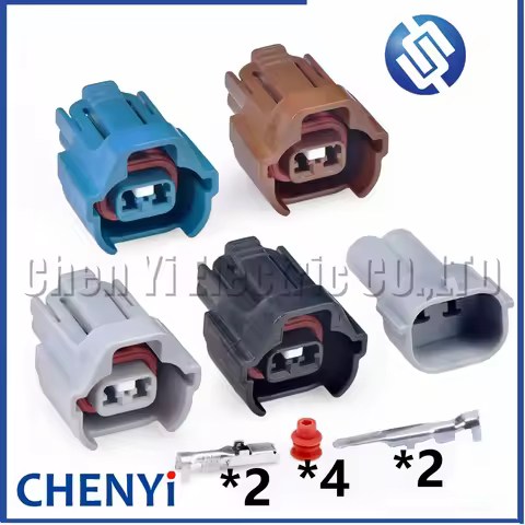 2 Pin Connector Fuel injector plug PA847-02127 15316989 6189-0670 90980-11285 For Toyota Lexus izusu