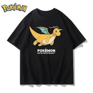 Fashion Pokémon Anime Dragonite Baju-T Lengan Pendek Kreatif untuk Lelaki Baru Harajuku T-Shirt