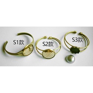 DIY Jewelry Accessories 25mm Bracelet Tray Hand-Embroidered Bracelet Bracelet Holder Fabric DIY Brac