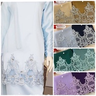 💕LACE MEWAH SET JIMAT💕 KAIN PASANG, KAIN HANTARAN, BORDERLACE, LACEGLAM, BAJU PENGANTIN, LACE VIRAL, VEIL, KAIN NET