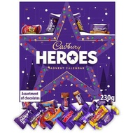 Cadbury Heroes Chocolate Christmas Advent Calendar 230g
