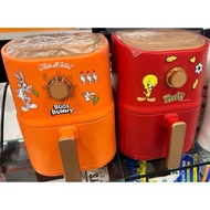 Ready Stock🍟Looney Tunes Air Fryer 空气炸锅 Oven 2.5L Rube Red Honey Orange