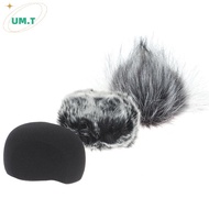 UM.T 1Pc Foam Mic Wind Cover Furry Windscreen Muff For ZOOM H5 H6 Recorder Microphone
