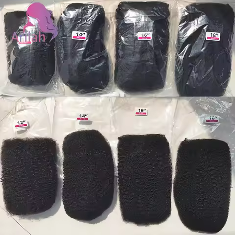 10-18 Inch 4C Afro Kinky Curly Human Crochet Hair 30g/50grams Mongolian Remy Human Hair Extensions L