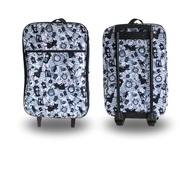 HAPITAS กระเป๋าลาก 2 ล้อ กระเป๋าลากแบบผ้า 20นิ้ว ลาย Alice new