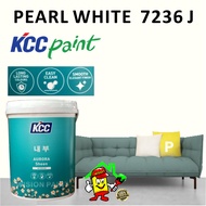 5L ( 7236 J (CHI) P.WHITE ) KCC PAINT AURORA SHEEN INTERIOR EASY CLEAN SMOOTH ELEGANT FINISH LOW VOC