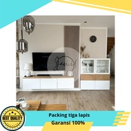 Hanging tv table. Minimalist tv table. Modern tv table. Hanging drawer AG_082