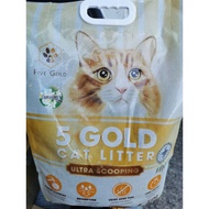 Cat Litter矿物砂- 5 Gold Ultra Scooping Series 10L五金猫(Osmanthus)