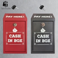 [Serenable] Safe Money Collection Box Cash Drop Container for Outdoor Self Serve Stand