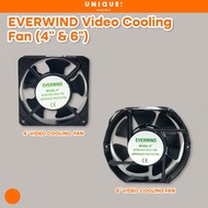 EVERWIND VIDEO COOLING FAN (4'' & 6")