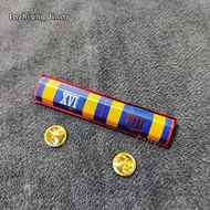 Ribbon Jasa 8 + 16 Years of the Indonesian National Police PDH Service Sign 16 Years