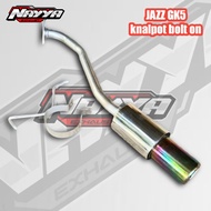 Racing exhaust Bolt on JAZZ (GD3,GE8,GK5) exhaust muffler exhaust pipe