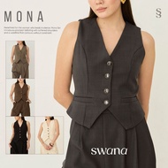 swana.ss-Mona vest set V2 XS-2XL Sleeveless Shirt + Long Pants With Buttons swana