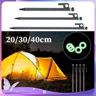 TENDA Fluorescent Rubber Ring 20/ 30/ 40 CM Camping Tent Pegs Camping Tent Pegs Steel Material Campi