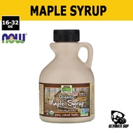 NOW Foods, Real Food, Organic Maple Syrup, Grade A, Dark Color, Organic, Sweetener, 16 fl oz (473 ml