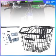 [dolity] Bike Storage Basket with Cover Cargo Container Generic for Folding Bikes