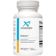 XYMOGEN B Activ Vitamin B Complex with Benfotiamine, Methylfolate, Biotin, Vitamin B6 & B12 (Methylc
