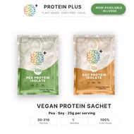 Protein Plus Vegan Protein Sachet 25g | Plant Based Protein Powder | Dairy-free