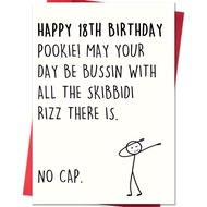 [Coisíní] Fun Birthday Card, 18th Birthday Card, Blessing Card with Envelope, Birthday Gift