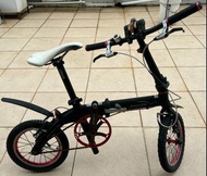 Dahon Dove 14 寸 摺車 以配 Litepro 牙盤,  輪組,快拆脚踏 etc...朋友清屋出售HK$798.00