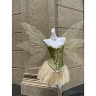 CORSET STORY- color palette of fairy wings, elf wings, fairytale wings, sparkling fairy costume cosp