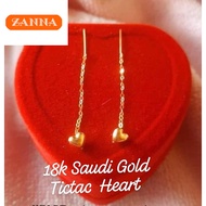 916 original gold Heart  Earrings for women gift earrings hypoallergenic non tarnish dangling Free Box and earring