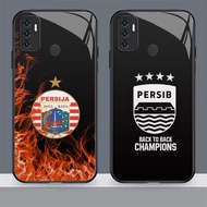 N-65 Persib HD Glass Casing for OPPO Reno 6 A33 A31 A53 A91 6Z 5 3 4 A32 A53S 5G Case