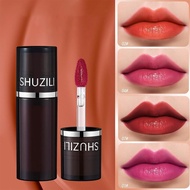 Shu Zili Round Tube Lip Gloss Lipstick Multi-shade Classic Red Long-lasting Red U7k5