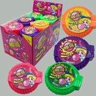 Bubble Gum After 8090 Nostalgic One Roll Bubble Gum Children Roll Box Bubble Gum Children Fun Candy 