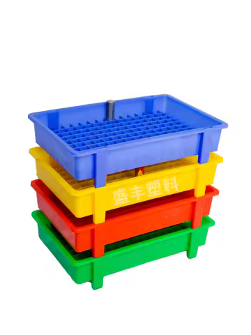 Thickened Plastic Lithium Battery Storage Box for 18650 & 21700 Cells - Divided Transport and Turnov