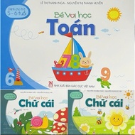 Book - (combo of 3 books) Children have fun learning math + Letters (for children 5-6 years old)