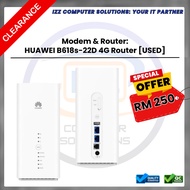 HUAWEI 4G ROUTER B618s-22d [USED UNIT]- NON MODIFY ROUTER SIMCARD ROUTER