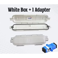 FTTH Drop Cable Splice Box, Suitable for 1 Core FTTH Drop Cable TM Passed Fiber Optic Termination Bo