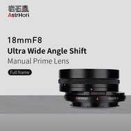 Astrhori 18mm F8 Tilt Shift Lens Wide Angle Shift Lens for Canon RF Nikon Z Sony E L Mount Cameras Lens