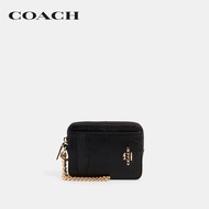 COACH กระเป๋าใส่บัตรผู้หญิงรุ่น Zip Card Case 6303  IMBLK สีดำ